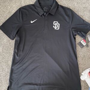 Nike Men's SD Padres Black Polo Shirt